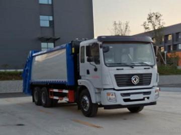 國六東風(fēng)后雙橋壓縮式垃圾車產(chǎn)品介紹 高效環(huán)保的垃圾收運(yùn)解決方案